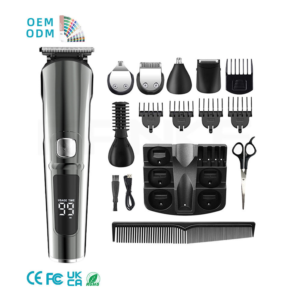 M6 プロフェッショナル ヘアトリマー 1台 6-in-1 プロフェッショナルコードレス男性用グルーミングキット | Fanke
